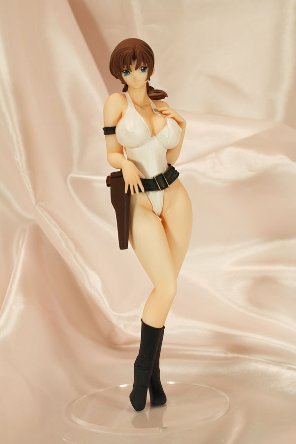 フィギュア　柊七虹香 水着ver. 「ナジカ電撃作戦」 1/8 レジンキャストキット ナジカ電撃作戦～柊七虹香（水着Ver.）完成品写真 : ガレージ