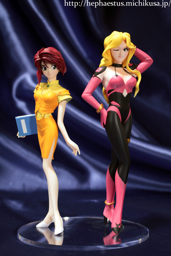 １／１２松原いずみ＆カトリーヌ・ビトン（勇者特急マイトガイン） G-PORT 1/12 松原いずみ＆カトリーヌ・ビトン:ガレージキット