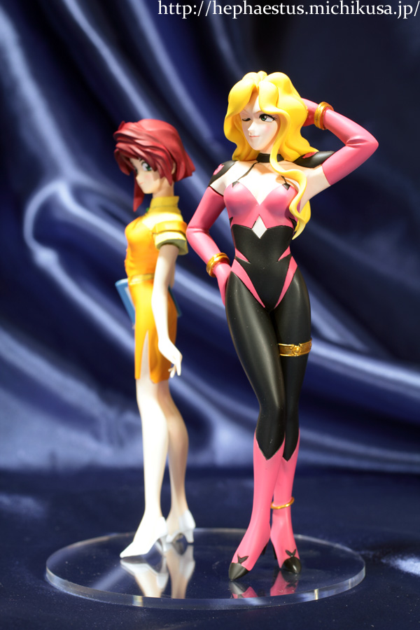 １／１２松原いずみ＆カトリーヌ・ビトン（勇者特急マイトガイン） G-PORT 1/12 松原いずみ＆カトリーヌ・ビトン:ガレージキット
